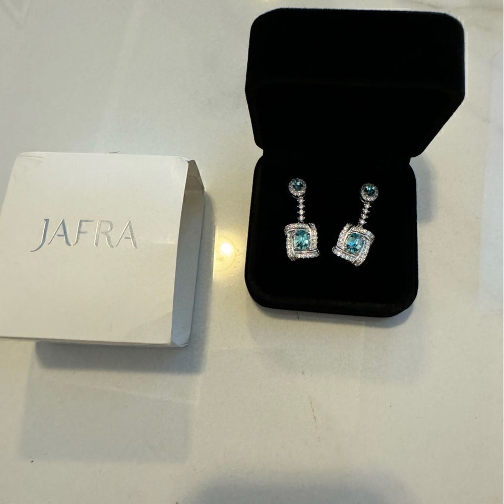 Jafra blue earrings #8/#9